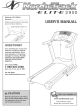 NORDICTRACK Elite 2900 NTL16905.0 User Manual