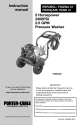 PORTER CABLE PCH2401 Instruction Manual