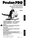 Poulan Pro BP400 Instruction Manual
