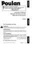 Poulan Pro S1970 Instruction Manual