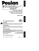 Poulan Pro 3450 Instruction Manual
