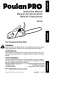 Poulan Pro 221 LE Instruction Manual