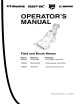 SNAPPER GM2515KAW Operator's Manual