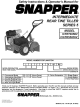 SNAPPER ICFR7005BV SERIES 5 Safety Instructions & Operator's Manual