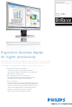 Philips Brilliance 220BW9CS/05 Specifications
