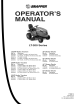 SNAPPER LT-200 Series Operator's Manual