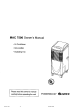 Soleus Air MAC-7500 Owner's Manual