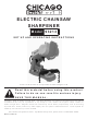 Chicago Electric 93213 Set Up And Operating Instructions Manual