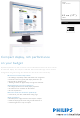 Philips SXGA 62LCD Specifications