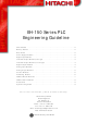 Hitachi EH-150 Series PLC Engineering Manualline