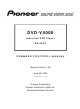 Pioneer DVD-V5000 Command Protocol Manual