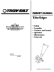 Troy-Bilt 12097 Owner's Manual