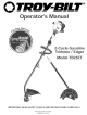 Troy-Bilt SpringAssist TB25ET Operator's Manual