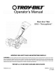 Troy-Bilt 654J-Thoroughbred Operator's Manual