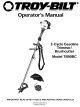Troy-Bilt TB90BC Operator's Manual