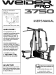 WEIDER PRO 3750 User Manual