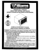 WILLIAMS 4003532 Owner's Operation And Installation Manual