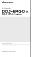 Pioneer DDJ-ERGO-K Operating Instructions Manual