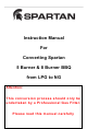 Euromaid Spartan Instruction Manual