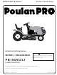 Poulan Pro Pro 96042003600 Repair Parts Manual