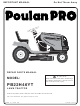 Poulan Pro Pro PB22H46YT Repair Parts Manual