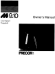 Precor M9.1 Owner's Manual