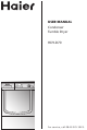 haier HDY-D70 User Manual