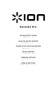ION Karaoke Pro Quick Start Manual