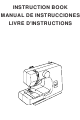 Janome Sewing Machine Instruction Book