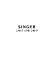 Singer 246-3 Adjusters Manual