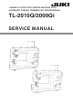 JUKI TL-2010Q Service Manual