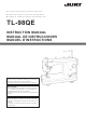 Juki TL-98QE Instruction Manual