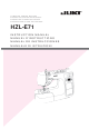 Juki HZL-E71 Instruction Manual