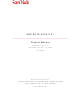 SanDisk 5000 Product Manual