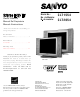 Sanyo CLT2024 User Manual