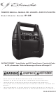 Schumacher INSTANT POWER IP-125 Owner's Manual
