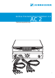 Sennheiser AC2 Instructions For Use Manual
