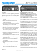 Shure FP42 User Manual