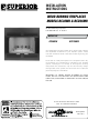 Superior Superior BC36MH Installation Instructions Manual