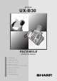 Sharp UX-B30 Operation Manual