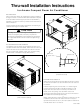 Amana Compact Room Air Conditioner Installation Instructions