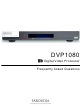 Faroudja Faroudja DVP1080 Manual