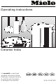 Miele KM 440 Operating Instructions Manual