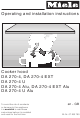 Miele DA 270-4 Operating And Installation Instructions
