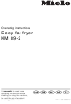 Miele KM 89-2 Operating Instructions Manual
