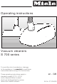 Miele S 700 series Operating Instructions Manual