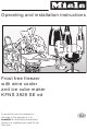 Miele KFNS 3929 SE ed Operating And Installation Manual
