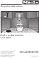 Miele CVA 2650 Operating Instructions Manual