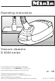 Miele S 5000 series Operating Instructions Manual