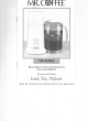 Mr. Coffee TM3 series Instruction Manual